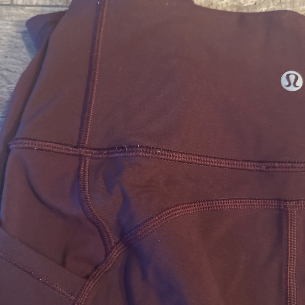 lululemon athletica Burgundy Leggings